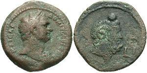 1 Diobol 羅馬帝國 青铜 Domitian  (51-96)