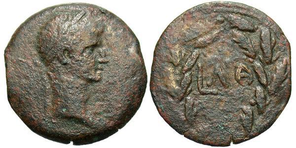 1 Diobol 羅馬帝國 青铜 Augustus (63BC- 14) 