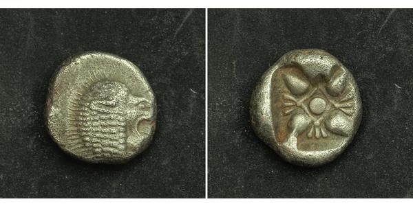 1 Diobol / 2 Обол Стародавня Греція (1100BC-330) Срібло 