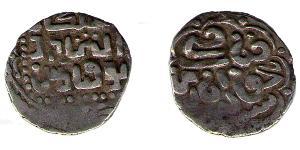 1 Dirham Империя Тамерлана 銀 