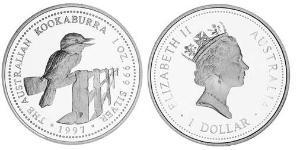 1 Dollar Australie (1939 - ) Argent Elizabeth II (1926-2022)