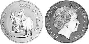1 Dollar Australie (1939 - ) Argent Elizabeth II (1926-2022)
