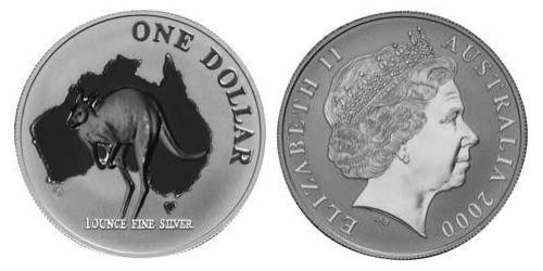 1 Dollar Australie (1939 - ) Argent Elizabeth II (1926-2022)