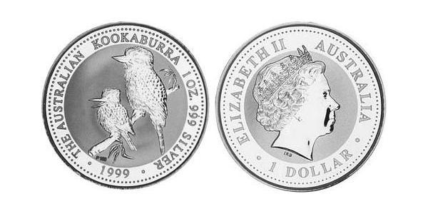 1 Dollar Australie (1939 - ) Argent Elizabeth II (1926-2022)
