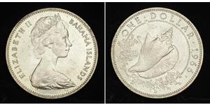 1 Dollar Bahamas Argent Elizabeth II (1926-2022)