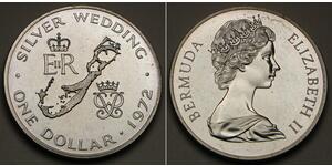 1 Dollar Bermudes Argent Elizabeth II (1926-2022)