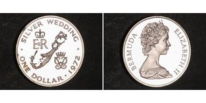 1 Dollar Bermudes Argent Elizabeth II (1926-2022)