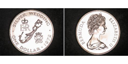 1 Dollar Bermudes Argent Elizabeth II (1926-2022)