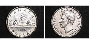 1 Dollar Canada Argent George VI (1895-1952)