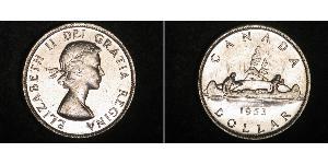 1 Dollar Canada Argent Elizabeth II (1926-2022)