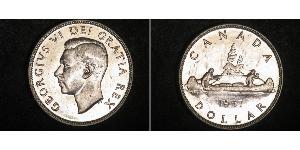 1 Dollar Canada Argent George VI (1895-1952)