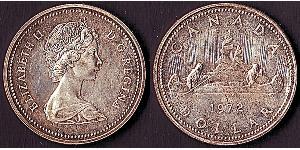 1 Dollar Canada Argent Elizabeth II (1926-2022)