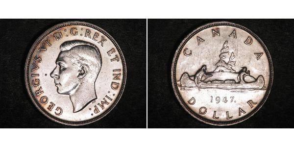 1 Dollar Canada Argent George VI (1895-1952)