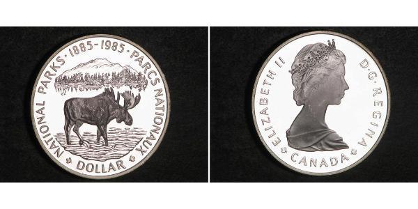 1 Dollar Canada Argent Elizabeth II (1926-2022)