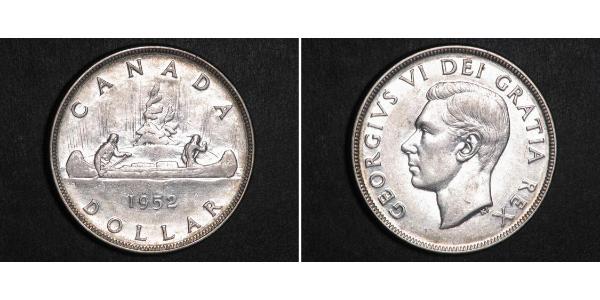 1 Dollar Canada Argent George VI (1895-1952)