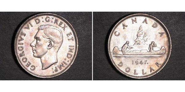 1 Dollar Canada Argent George VI (1895-1952)