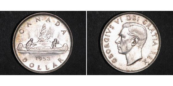 1 Dollar Canada Argent George VI (1895-1952)