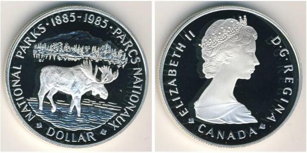 1 Dollar Canada Argent Elizabeth II (1926-2022)