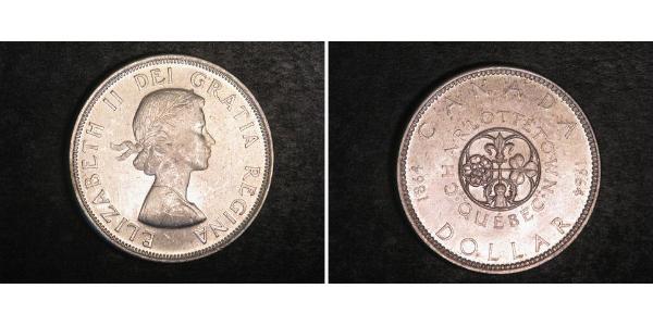 1 Dollar Canada Argent Elizabeth II (1926-2022)