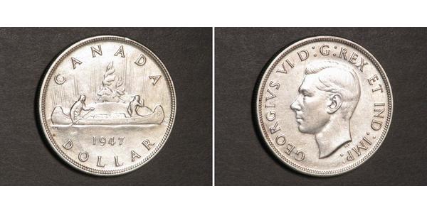 1 Dollar Canada Argent George VI (1895-1952)