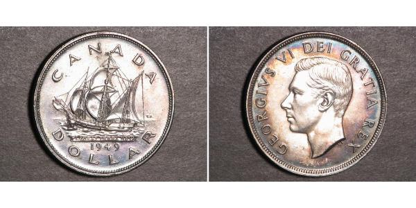 1 Dollar Canada Argent George VI (1895-1952)