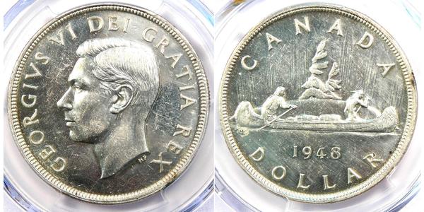 1 Dollar Canada Argent George VI (1895-1952)