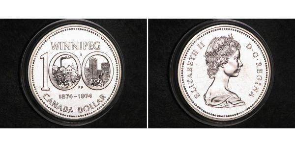 1 Dollar Canada Argent Elizabeth II (1926-2022)