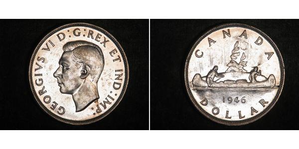 1 Dollar Canada Argent George VI (1895-1952)