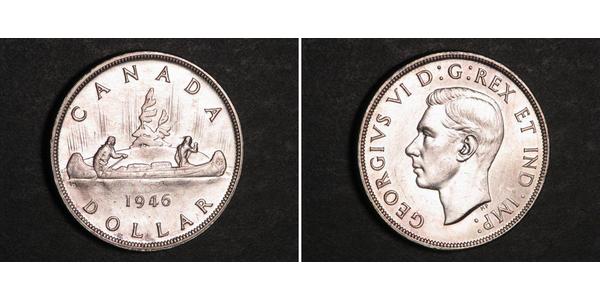 1 Dollar Canada Argent George VI (1895-1952)