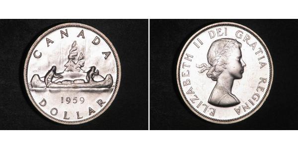 1 Dollar Canada Argent Elizabeth II (1926-2022)