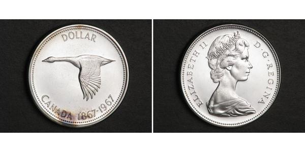 1 Dollar Canada Argent Elizabeth II (1926-2022)