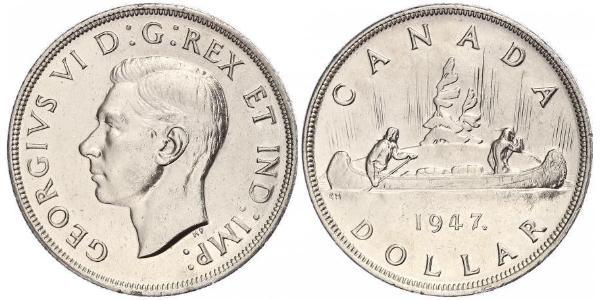 1 Dollar Canada Argent George VI (1895-1952)