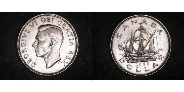 1 Dollar Canada Argent George VI (1895-1952)