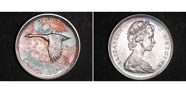 1 Dollar Canada Argent Elizabeth II (1926-2022)