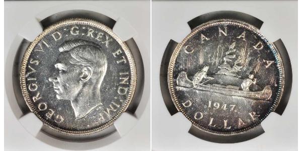 1 Dollar Canada Argent George VI (1895-1952)