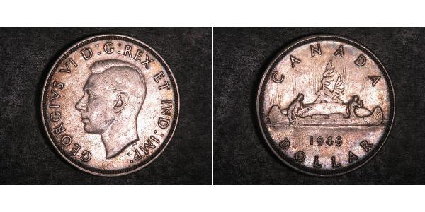 1 Dollar Canada Argent George VI (1895-1952)