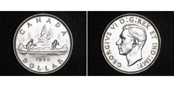 1 Dollar Canada Argent George VI (1895-1952)