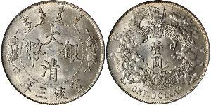 1 Dollar Chine Argent 