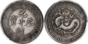 1 Dollar Chine Argent 