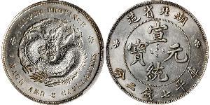 1 Dollar Chine Argent 