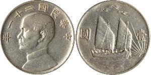 1 Dollar Chine Argent 