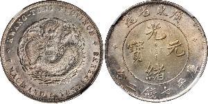 1 Dollar Chine Argent 