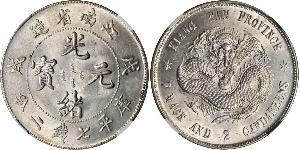 1 Dollar Chine Argent 