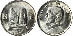 1 Dollar Chine Argent 