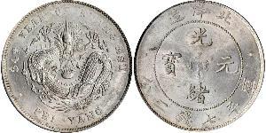 1 Dollar Chine Argent 