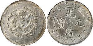 1 Dollar Chine Argent 