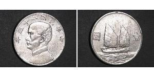 1 Dollar Chine Argent 