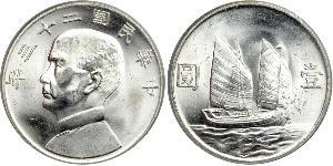 1 Dollar Chine Argent 