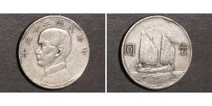 1 Dollar Chine Argent 