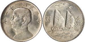 1 Dollar Chine Argent 